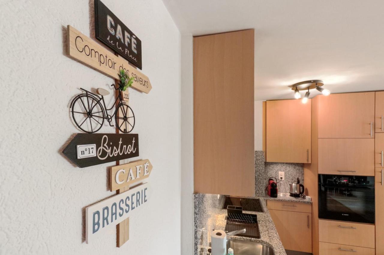 Logement Chaleureux Au Coeur De La Station Crans-Montana Eksteriør billede